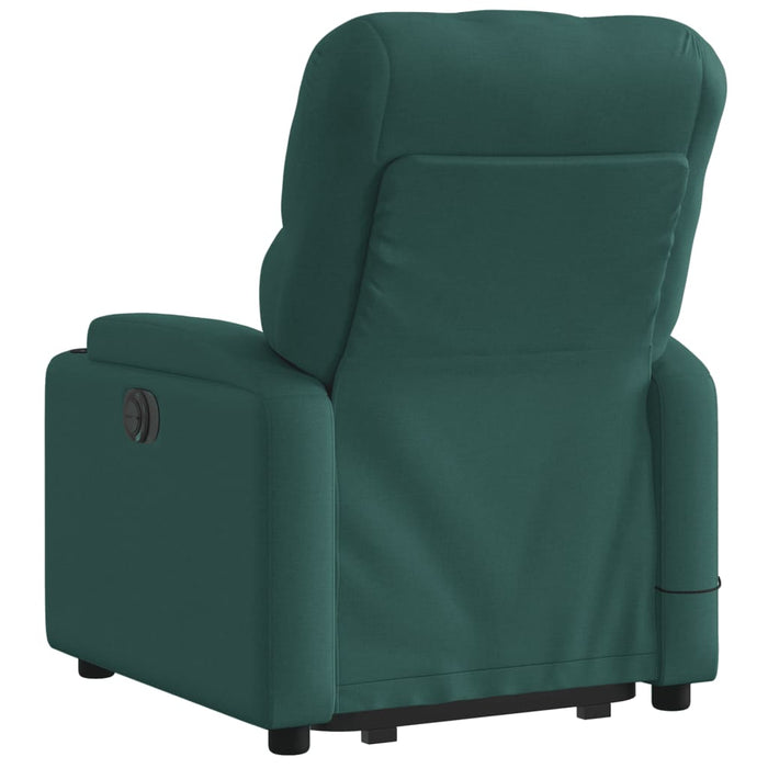 Fotoliu electric masaj rabatabil / ridicare verde închis textil - WALTI WALTI