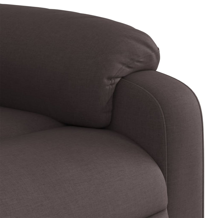 Fotoliu rabatabil electric, maro închis, material textil - WALTI WALTI