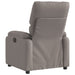 Fotoliu rabatabil electric, gri taupe, material textil - WALTI WALTI