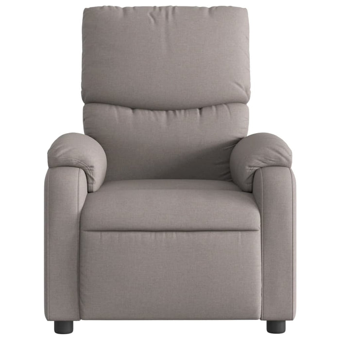 Fotoliu rabatabil electric, gri taupe, material textil - WALTI WALTI