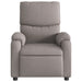Fotoliu rabatabil electric, gri taupe, material textil - WALTI WALTI