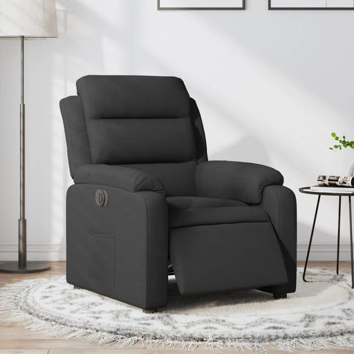 Fotoliu rabatabil electric, negru, material textil - WALTI WALTI