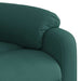 Fotoliu rabatabil electric, verde închis, material textil - WALTI WALTI