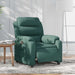 Fotoliu rabatabil electric, verde închis, material textil - WALTI WALTI