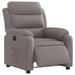 Fotoliu rabatabil electric, gri taupe, material textil - WALTI WALTI