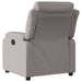 Fotoliu rabatabil electric, gri taupe, material textil - WALTI WALTI