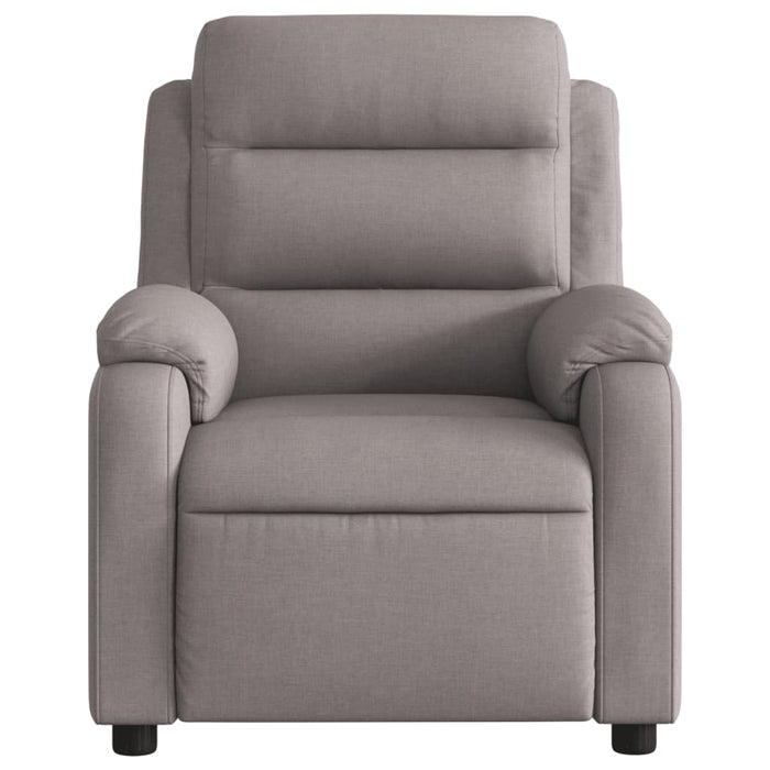 Fotoliu rabatabil electric, gri taupe, material textil - WALTI WALTI