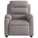 Fotoliu rabatabil electric, gri taupe, material textil - WALTI WALTI