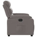 Fotoliu rabatabil electric, gri taupe, material textil - WALTI WALTI