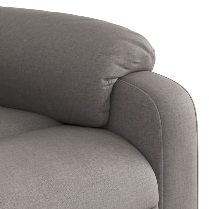 Fotoliu rabatabil electric, gri taupe, material textil - WALTI WALTI