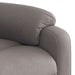 Fotoliu rabatabil electric, gri taupe, material textil - WALTI WALTI