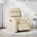 Fotoliu rabatabil electric, crem, material textil - WALTI WALTI