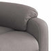 Fotoliu electric de masaj rabatabil, gri taupe, textil - WALTI WALTI