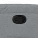 Fotoliu rabatabil cu ridicare, gri deschis, material textil - WALTI WALTI