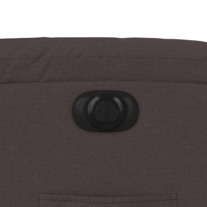 Fotoliu rabatabil electric, maro închis, material textil - WALTI WALTI