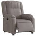 Fotoliu rabatabil electric, gri taupe, material textil - WALTI WALTI
