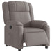 Fotoliu rabatabil electric, gri taupe, material textil - WALTI WALTI