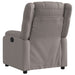 Fotoliu rabatabil electric, gri taupe, material textil - WALTI WALTI