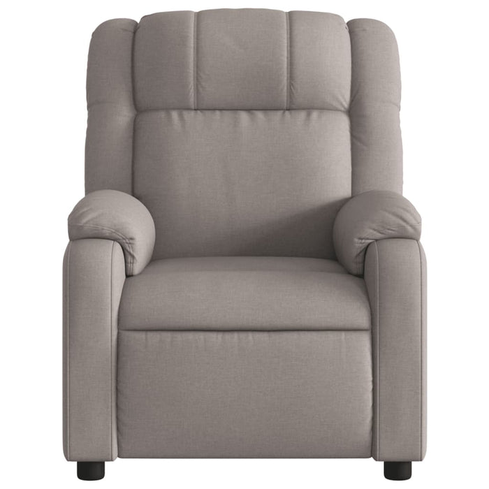 Fotoliu rabatabil electric, gri taupe, material textil - WALTI WALTI