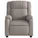 Fotoliu rabatabil electric, gri taupe, material textil - WALTI WALTI