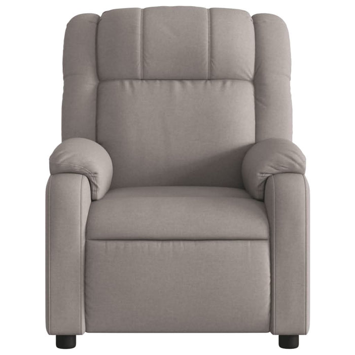 Fotoliu rabatabil electric, gri taupe, material textil - WALTI WALTI