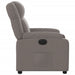 Fotoliu rabatabil electric, gri taupe, material textil - WALTI WALTI
