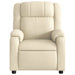Fotoliu rabatabil electric, crem, material textil - WALTI WALTI