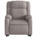 Fotoliu electric rabatabil cu ridicare, gri taupe, textil - WALTI WALTI