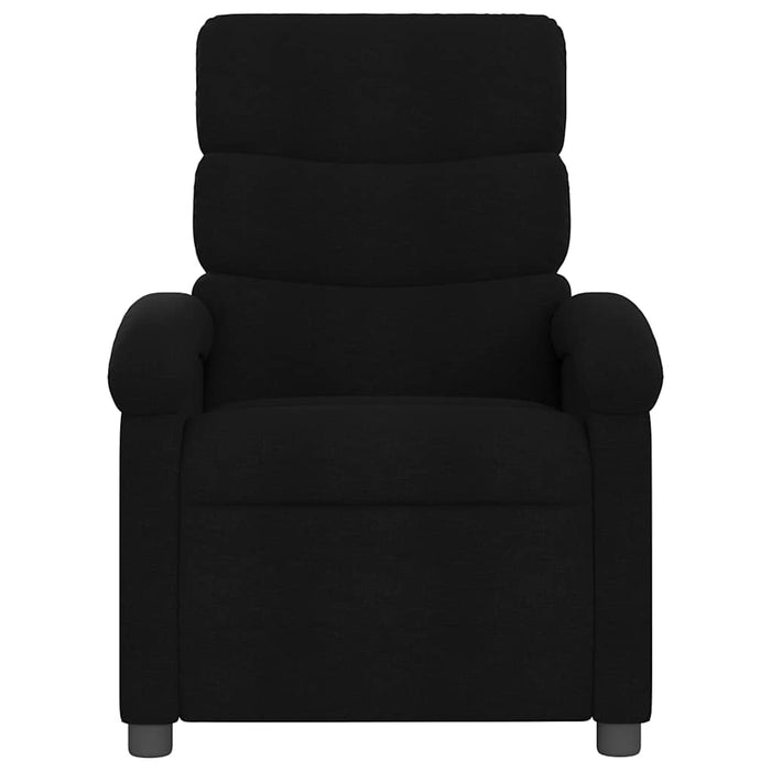 Fotoliu reclinabil cu masaj, material textil negru - WALTI WALTI