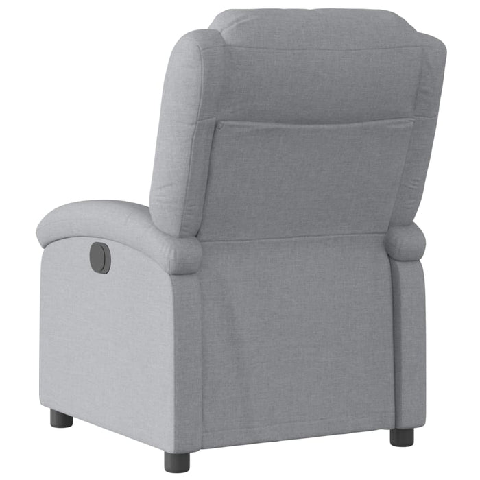 Fotoliu rabatabil gri deschis, material textil - WALTI WALTI