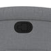 Fotoliu rabatabil gri deschis, material textil - WALTI WALTI