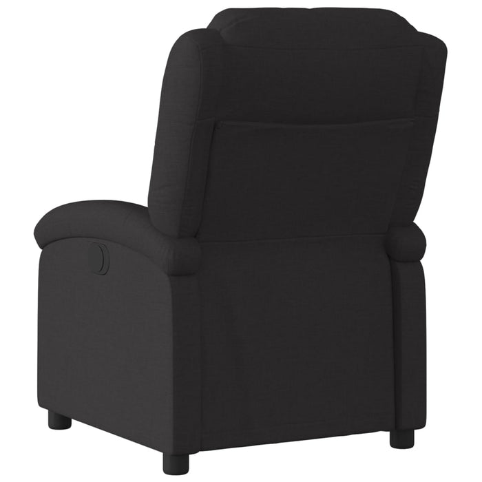 Fotoliu rabatabil din material textil negru - WALTI WALTI