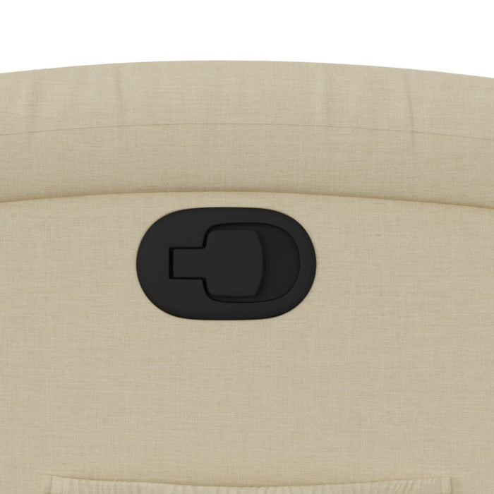 Fotoliu rabatabil, material textil crem - WALTI WALTI