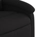 Fotoliu reclinabil cu masaj, material textil negru - WALTI WALTI