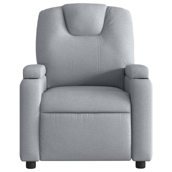 Fotoliu rabatabil gri deschis, material textil - WALTI WALTI