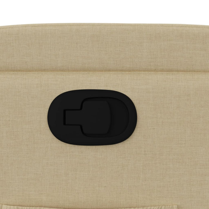 Fotoliu rabatabil, material textil crem - WALTI WALTI