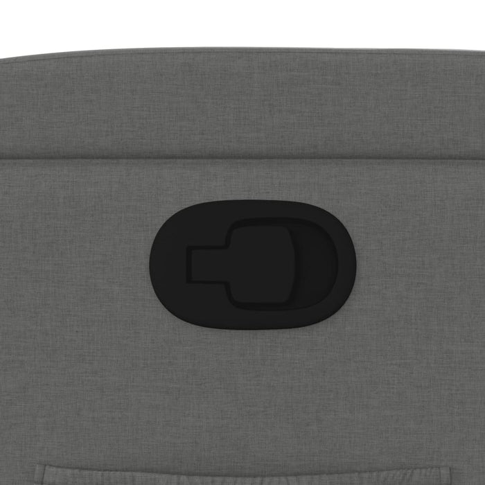 Fotoliu rabatabil gri închis, material textil WALTI