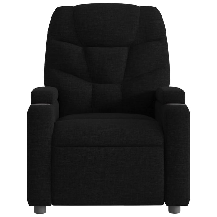 Fotoliu rabatabil din material textil negru - WALTI WALTI