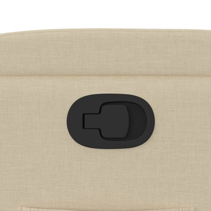 Fotoliu rabatabil, material textil crem - WALTI WALTI