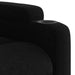 Fotoliu reclinabil cu masaj, material textil negru - WALTI WALTI