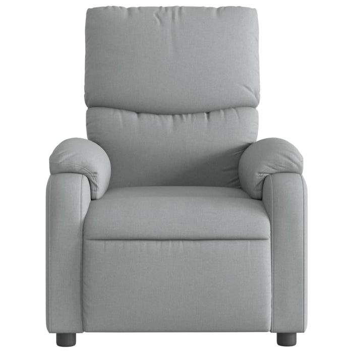 Fotoliu rabatabil gri deschis, material textil - WALTI WALTI