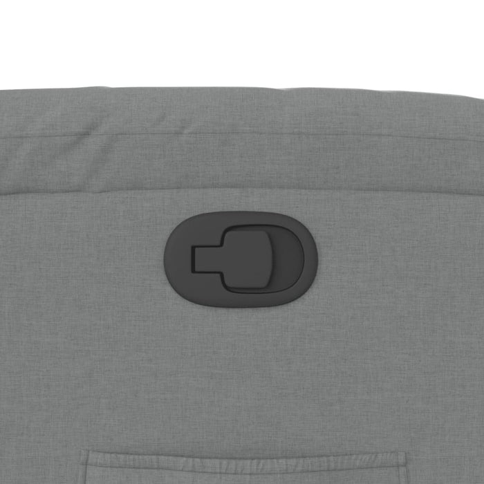 Fotoliu rabatabil gri deschis, material textil - WALTI WALTI