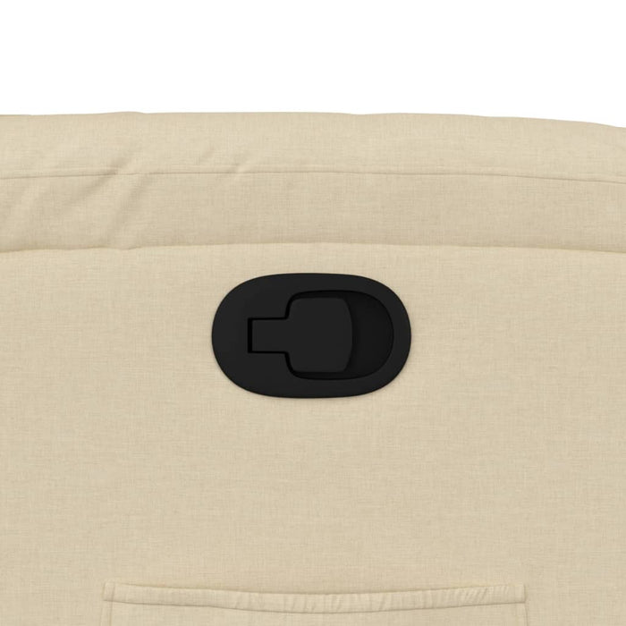 Fotoliu rabatabil, material textil crem - WALTI WALTI