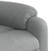 Fotoliu reclinabil cu masaj, gri deschis, material textil - WALTI WALTI