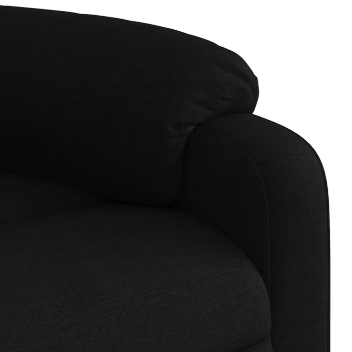 Fotoliu reclinabil cu masaj, material textil negru - WALTI WALTI