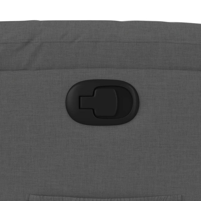 Fotoliu rabatabil gri închis, material textil WALTI