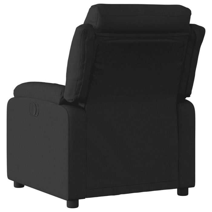 Fotoliu rabatabil din material textil negru - WALTI WALTI