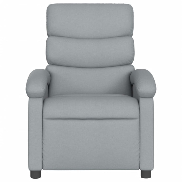 Fotoliu rabatabil gri deschis, material textil - WALTI WALTI