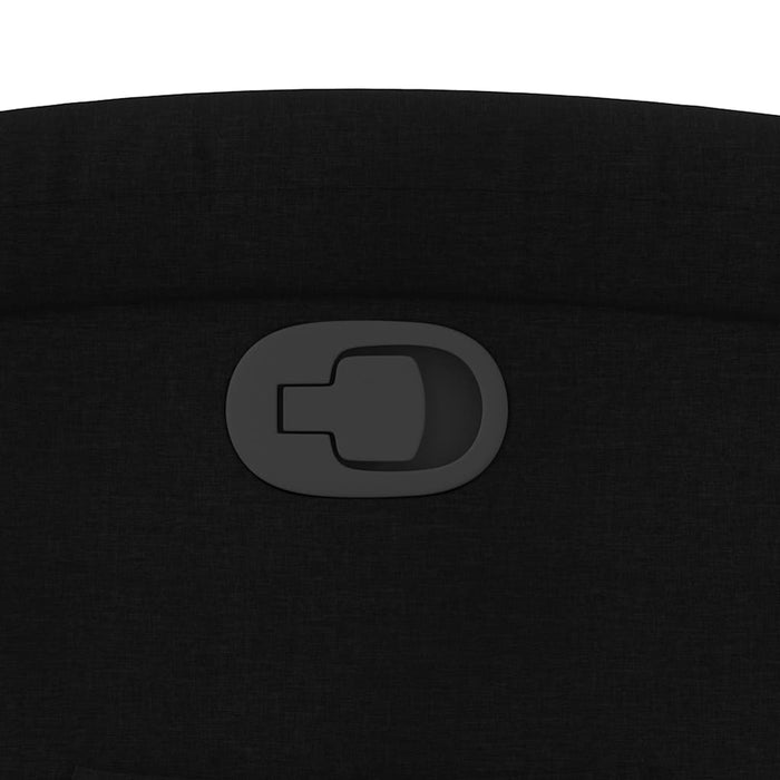 Fotoliu rabatabil din material textil negru - WALTI WALTI