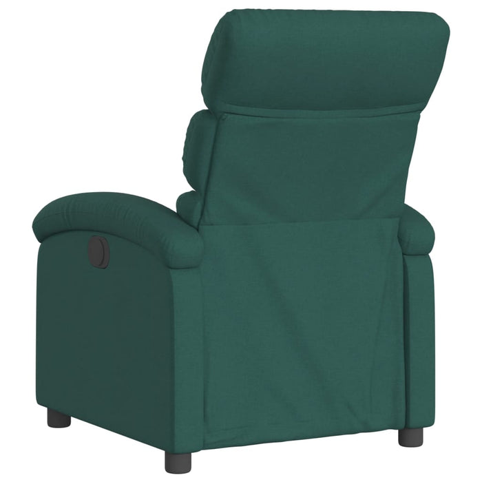Fotoliu rabatabil verde închis, material textil - WALTI WALTI